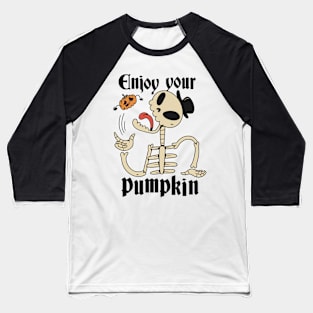 Enjoy Your Pumpkin Baseball T-Shirt